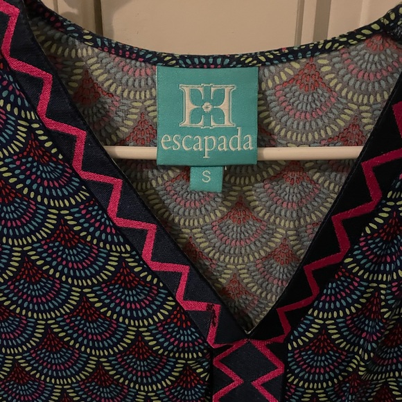 Fun colored tunic style top - Picture 2 of 2